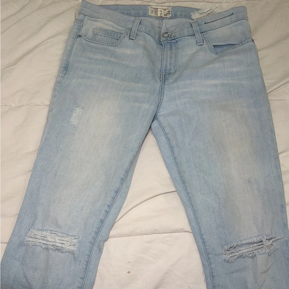 Current Elliott Womens Stiletto Jeans Mid Day Destroy size 29